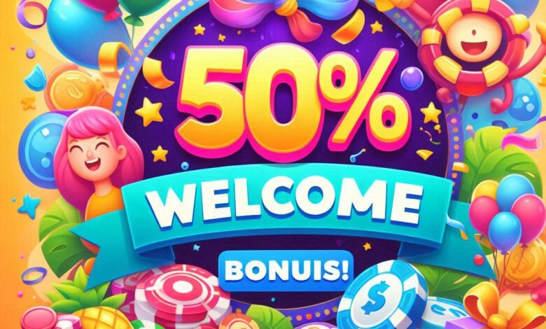 %50 hoş geldin bonusu