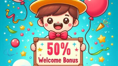 50% Welcome Bonus